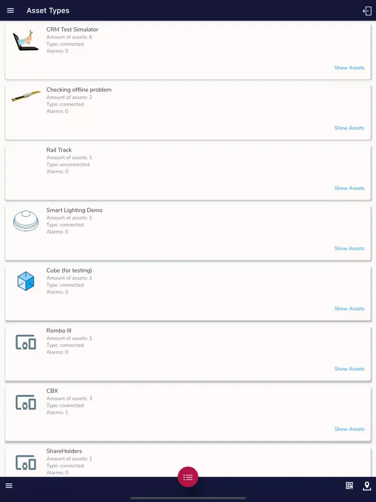 Capturas de pantalla de Asset AnyWare iPad 