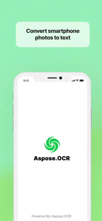 Aspose.OCR Screenshots