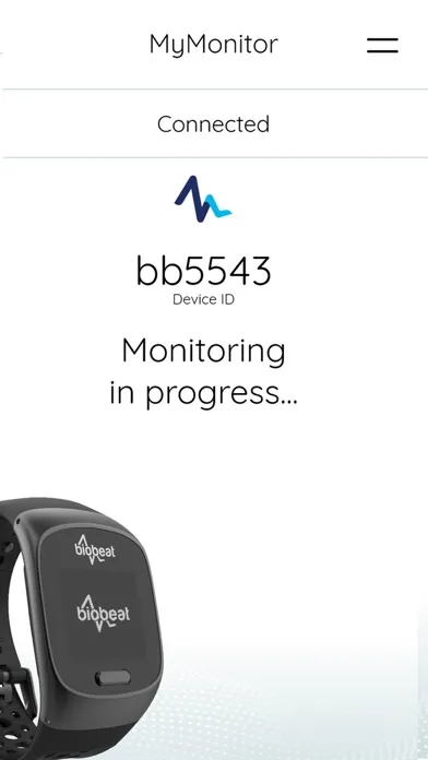 Capturas de tela do Hospital at Home Wrist-monitor
