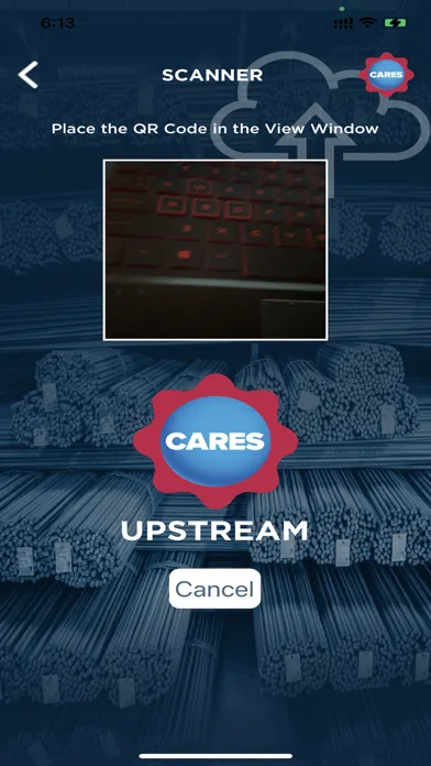 ภาพหน้าจอของ CARES Upstream