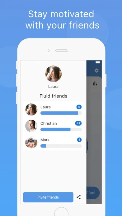 Fluid - log water / hydration Screenshots
