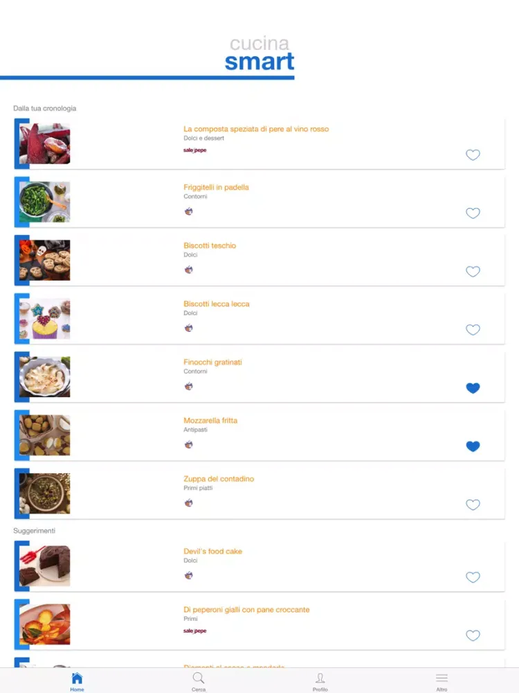 Cucina smart - le ricette iPad  スクリーンショット