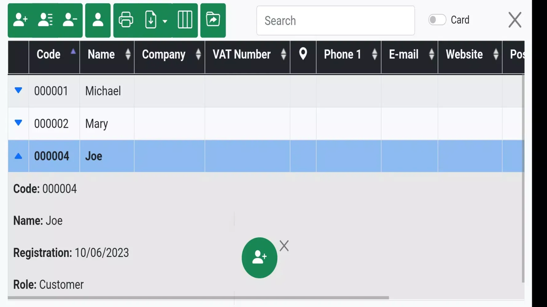 My Contacts Cloud Screenshots