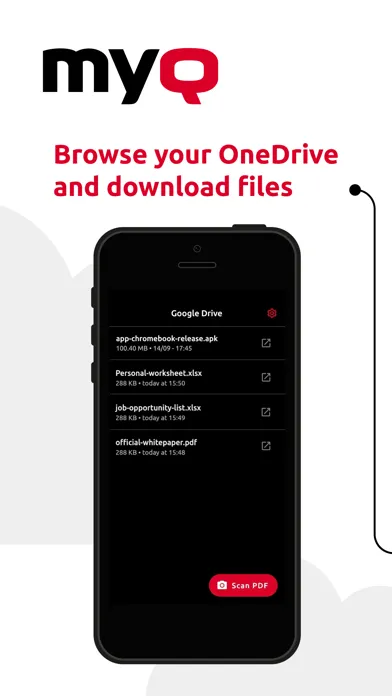 Capturas de tela do Camera Scan to OneDrive