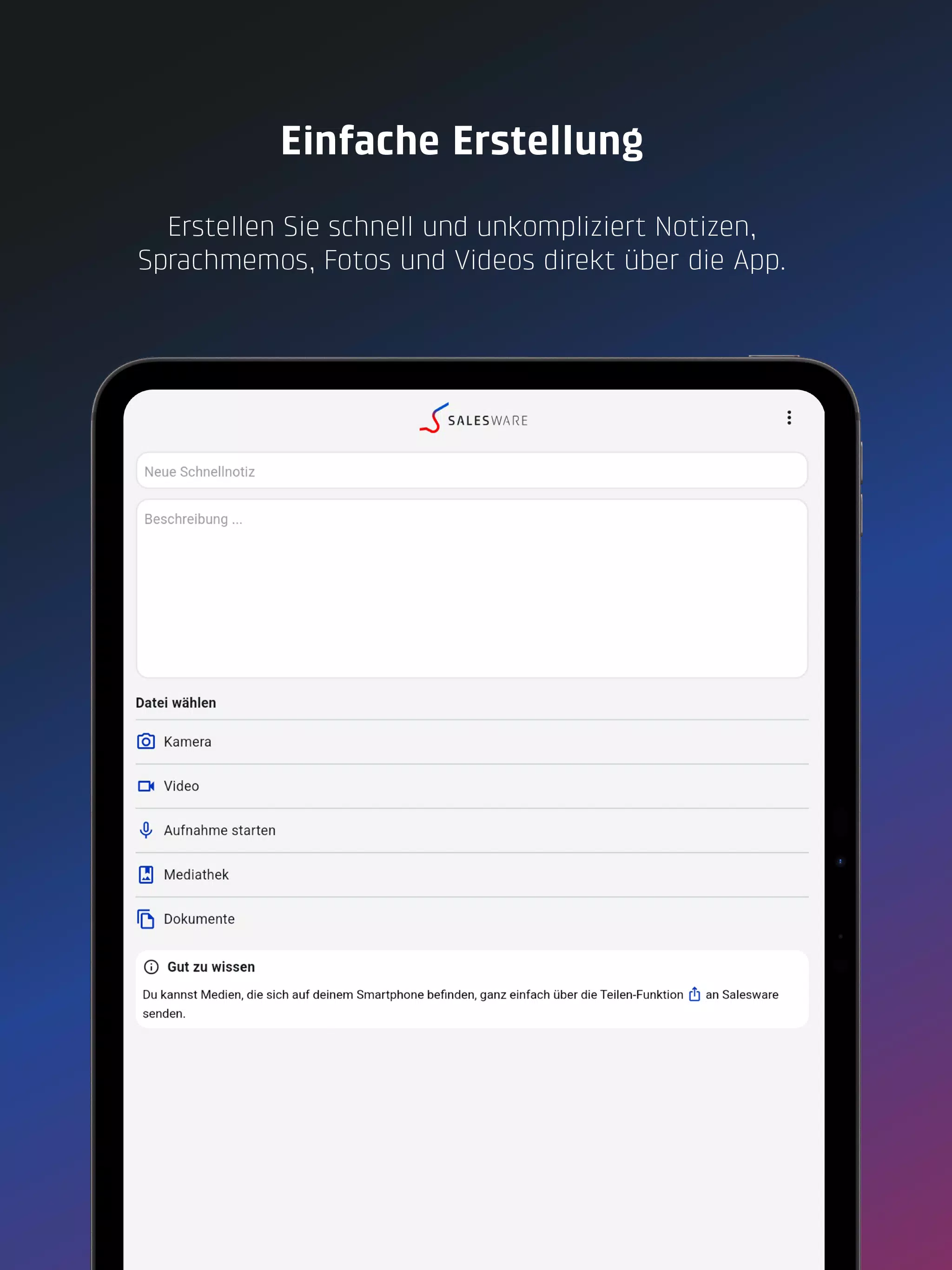 Salesware Screenshots