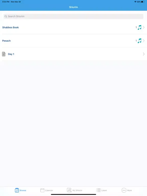 Daniel Braude iPad  سکرین شاٹس