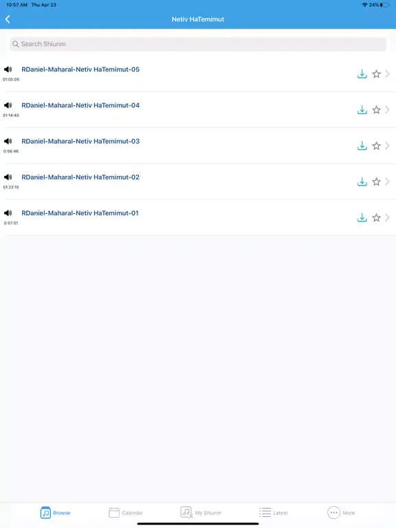 Rav Daniel Kohn iPad  স্ক্রিনশট