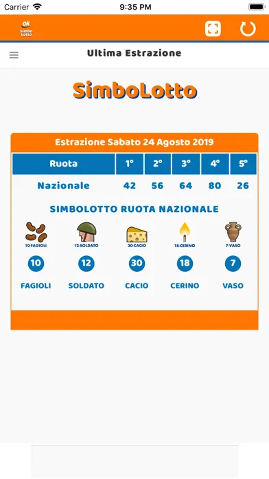 Archivio Simbolotto स्क्रीनशॉट