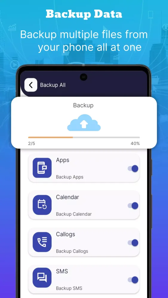 Cloud Backup and Restore Screenshots