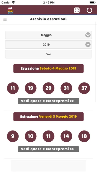 تصاویر Estrazioni VinciCasa