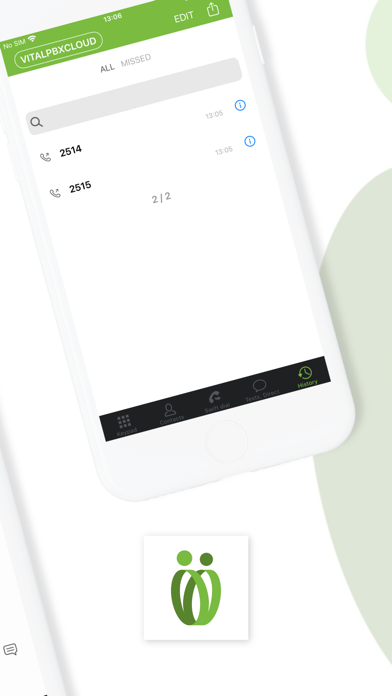 Capturas de pantalla de VitalPBX Connect