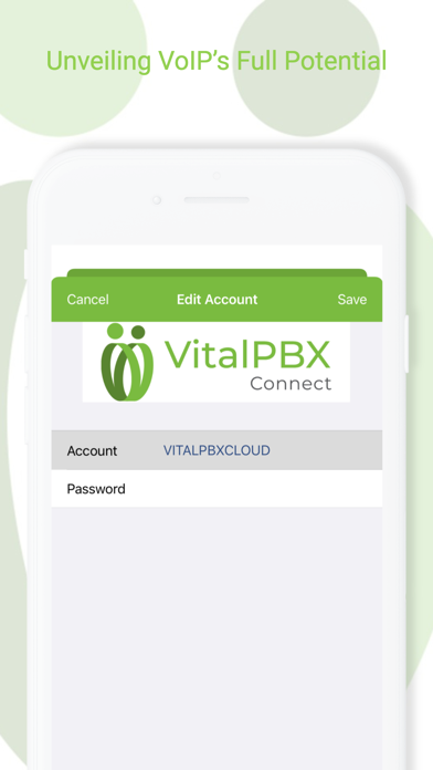 Capturas de pantalla de VitalPBX Connect