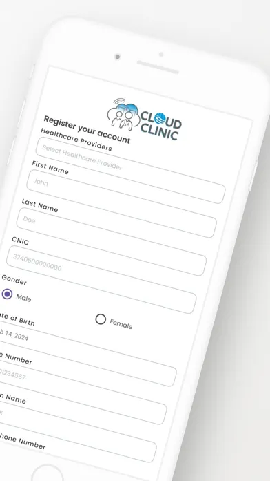 ภาพหน้าจอของ Cloud Clinic