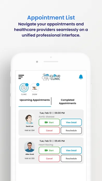 ภาพหน้าจอของ Cloud Clinic