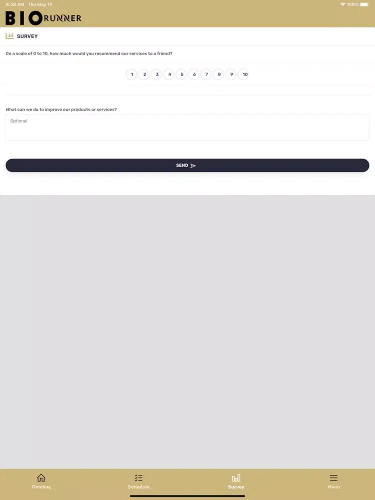 Bio Runner iPad 应用截图