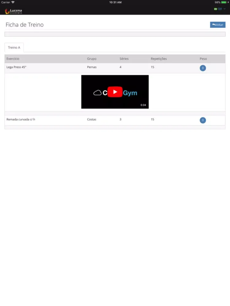 Ảnh chụp màn hình của Sou Lucena iPad 