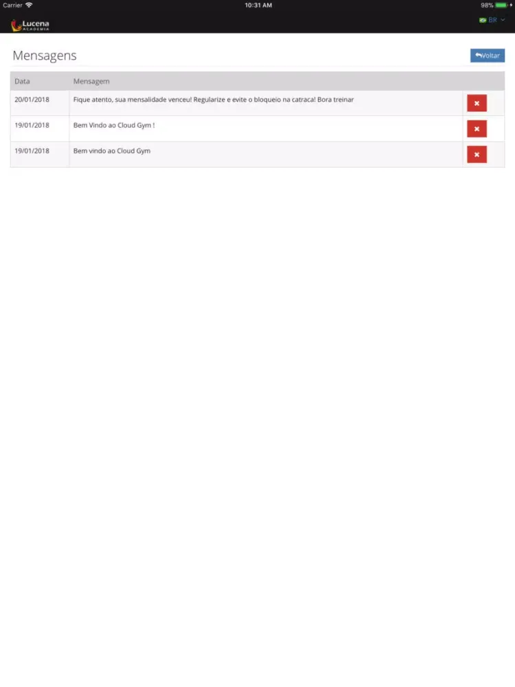 Ảnh chụp màn hình của Sou Lucena iPad 