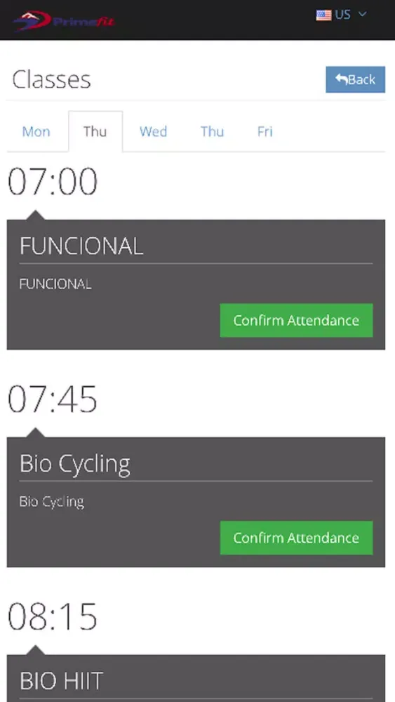 Capturas de tela do Prime 7 Fit