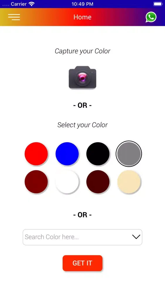 Capturas de tela do Get My Colour