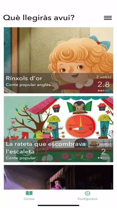 Screenshot di Contes en català