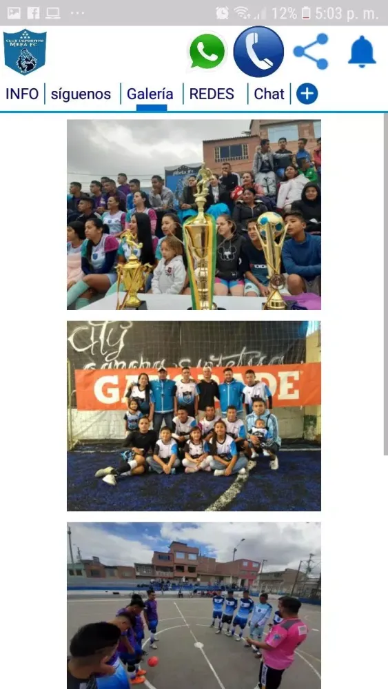 Mefa fc club deportivo应用截图