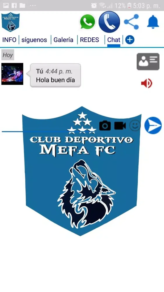 Mefa fc club deportivo应用截图