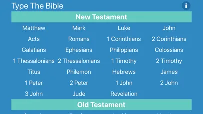 ภาพหน้าจอของ Type the Bible