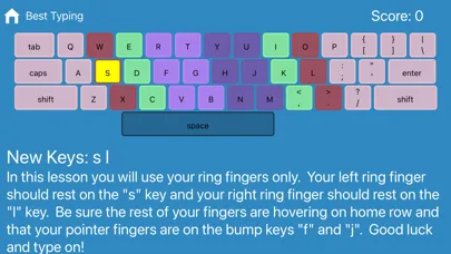 Capturas de tela do Best Typing Lessons and Test