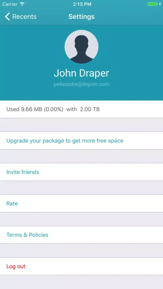 Ảnh chụp màn hình của Future Cloud