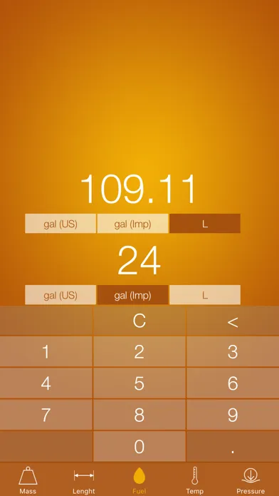 Ảnh chụp màn hình của Intelligent Unit Converter