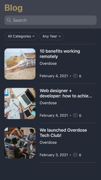 Overdose Tech Club应用截图