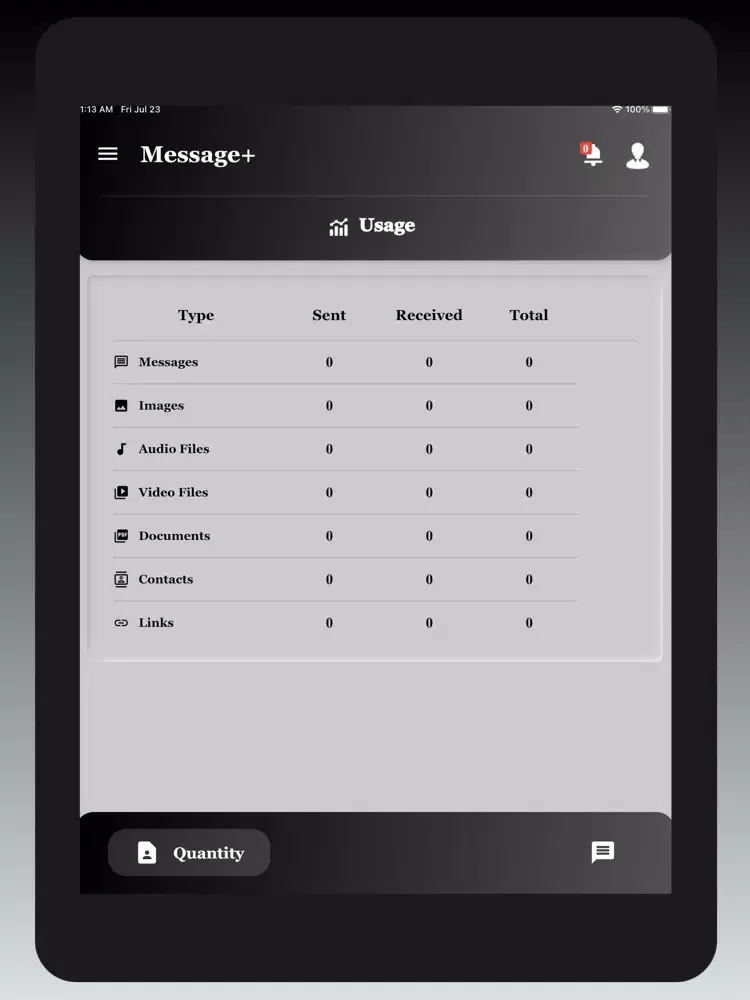 Message+ iPad  Ekran Görüntüleri