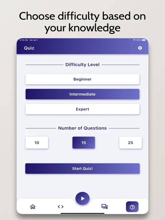 XML Tutorial - Simplified iPad  Screenshots