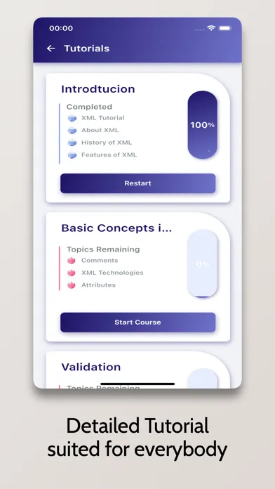 XML Tutorial - Simplified Screenshots