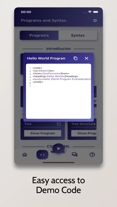 XML Tutorial - Simplified Screenshots