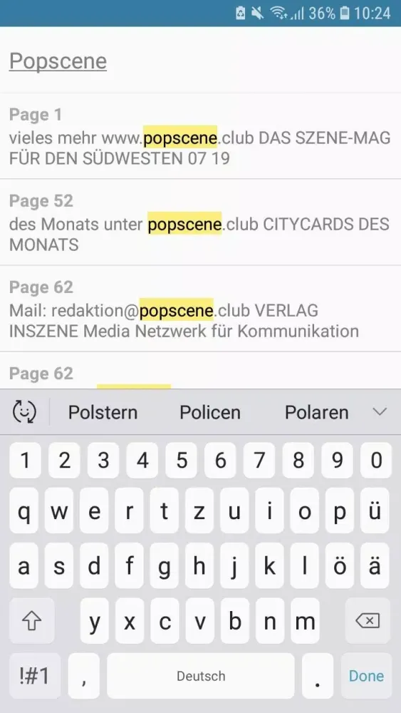 POPSCENE Screenshots