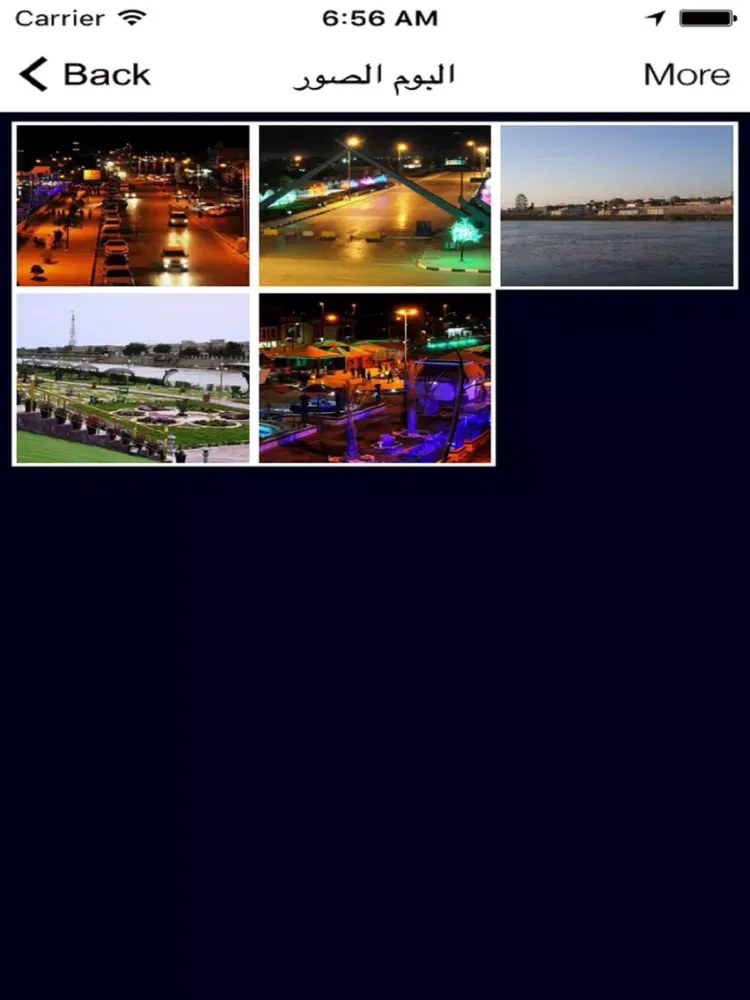 Tangkapan layar ديوان محافظة المثنى iPad 