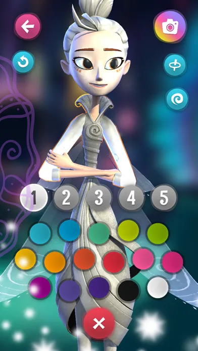 FairyTeens. Magic 3D Coloring 스크린샷