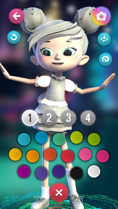 FairyTeens. Magic 3D Coloring 스크린샷