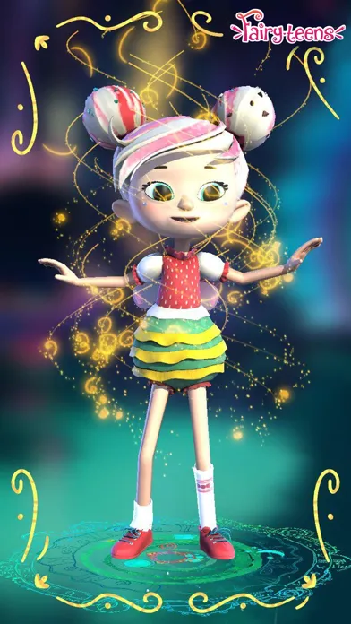 FairyTeens. Magic 3D Coloring 스크린샷