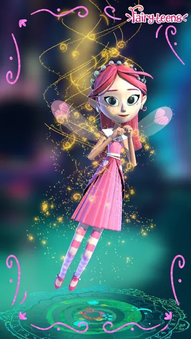 FairyTeens. Magic 3D Coloring 스크린샷