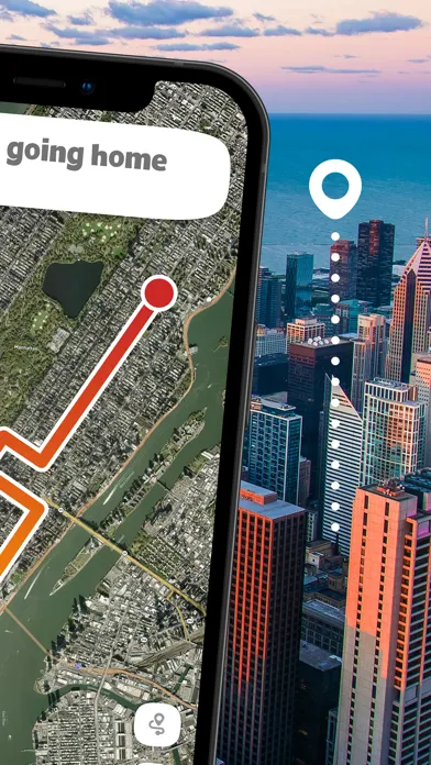 FlagMe. GPS Location Tracker Screenshots