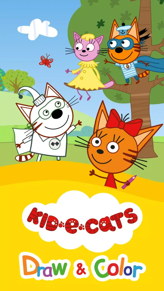 Zrzuty ekranu Kid-E-Cats: Draw & Color Games