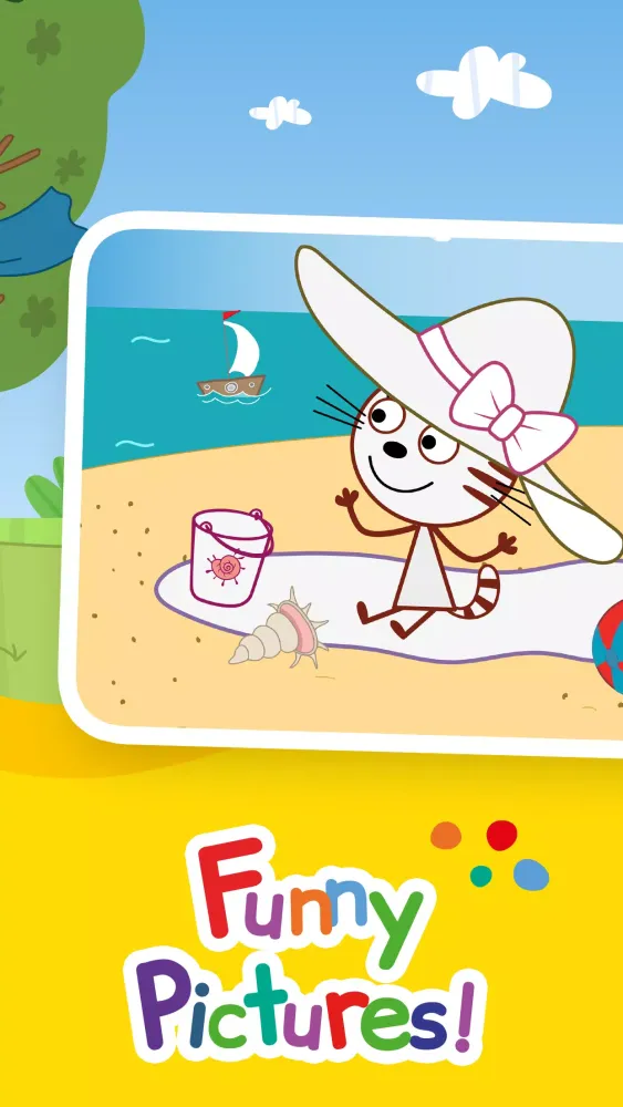 Zrzuty ekranu Kid-E-Cats: Draw & Color Games