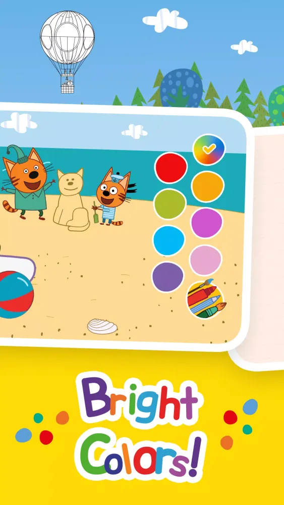 Zrzuty ekranu Kid-E-Cats: Draw & Color Games