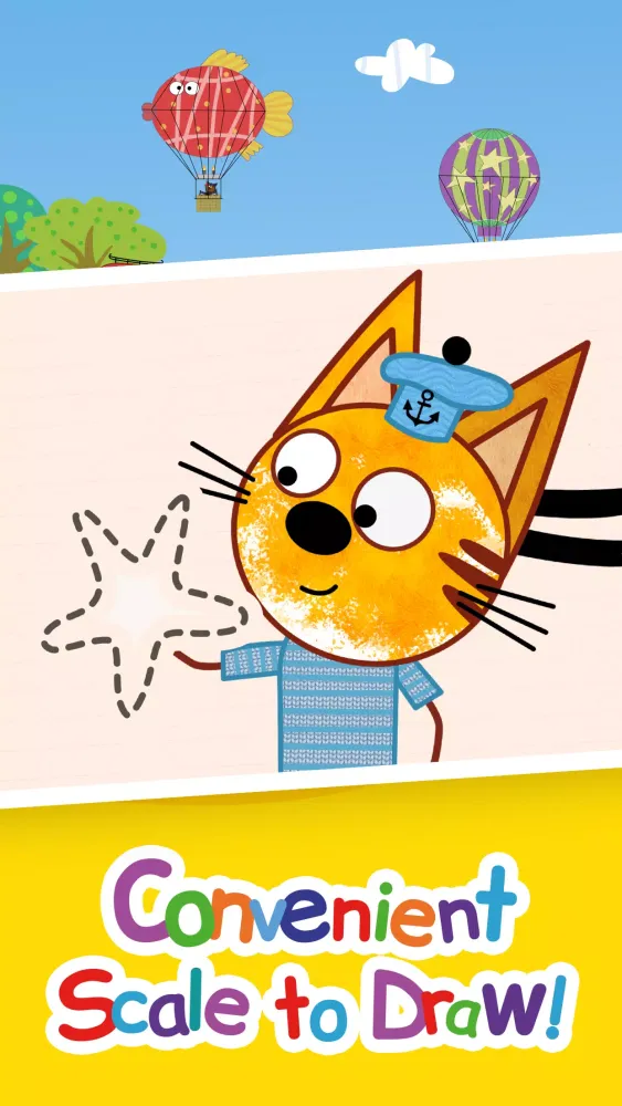 Zrzuty ekranu Kid-E-Cats: Draw & Color Games