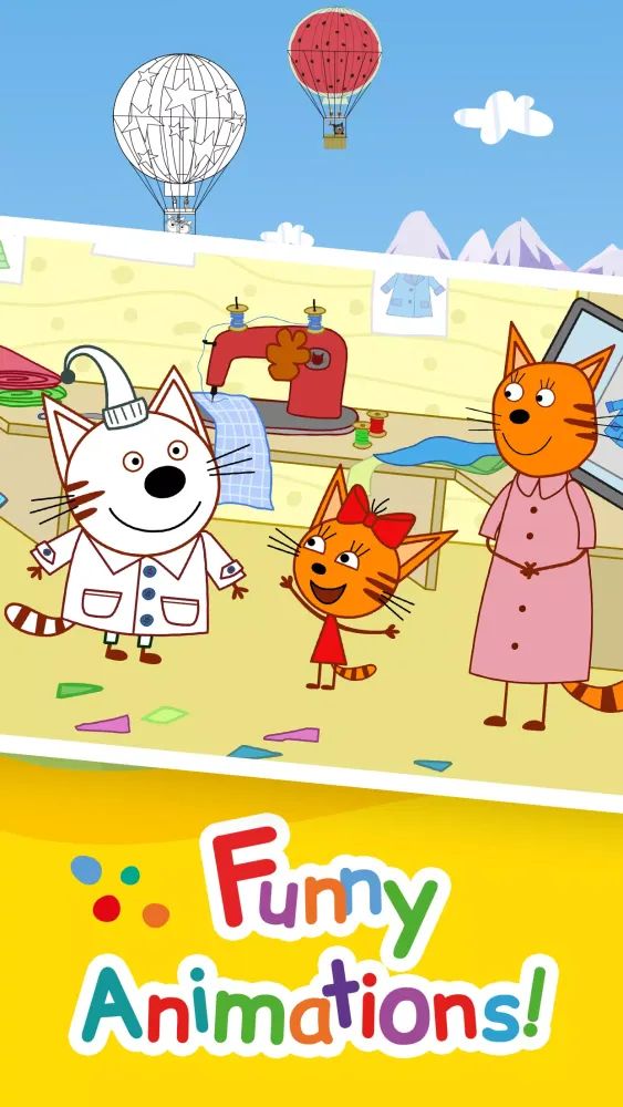 Zrzuty ekranu Kid-E-Cats: Draw & Color Games