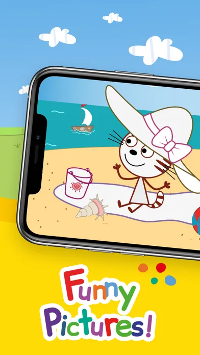 Kid-E-Cats: Draw & Color Games应用截图