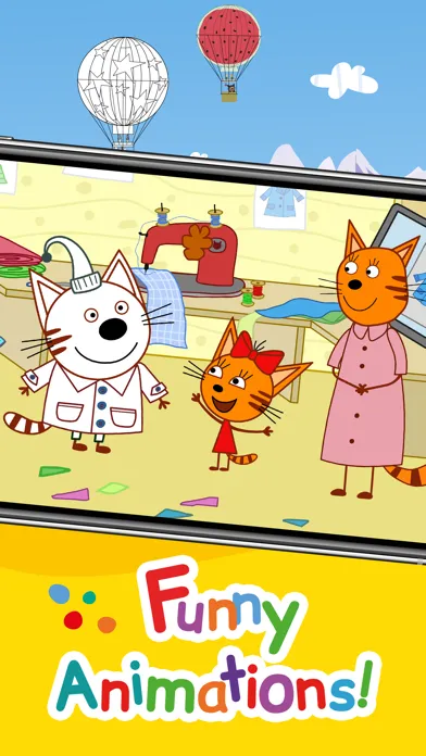 Kid-E-Cats: Draw & Color Games应用截图