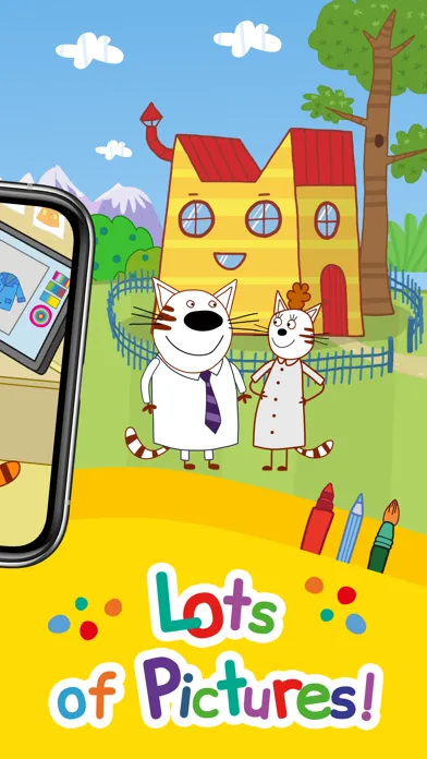 Kid-E-Cats: Draw & Color Games应用截图